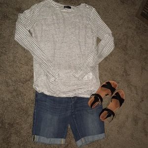 GAP Long sleeve linen tee